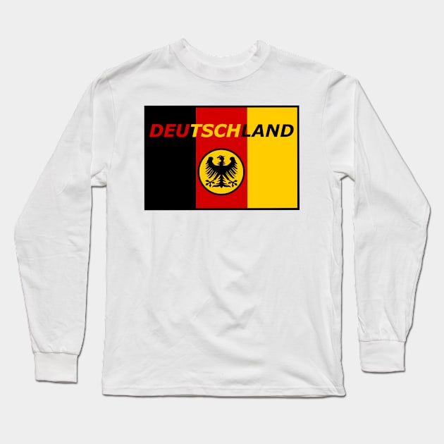 Germany Long Sleeve T-Shirt by Karpatenwilli